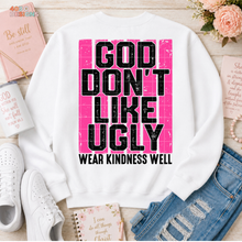 Load image into Gallery viewer, God Don't Like Ugly DTF Transfer Set
