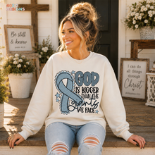 Load image into Gallery viewer, God Is Bigger Awareness DTF Transfer
