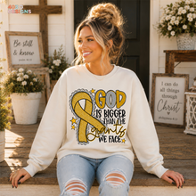 Load image into Gallery viewer, God Is Bigger Awareness DTF Transfer
