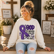 Load image into Gallery viewer, God Is Bigger Awareness DTF Transfer
