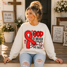 Load image into Gallery viewer, God Is Bigger Awareness DTF Transfer
