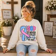 Load image into Gallery viewer, God Is Bigger Awareness DTF Transfer
