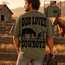 Load image into Gallery viewer, God Loves Cowboys DTF Transfer Set
