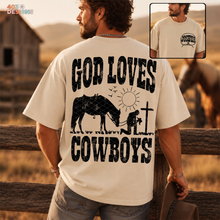 Load image into Gallery viewer, God Loves Cowboys DTF Transfer Set
