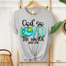 Load image into Gallery viewer, God So Loved The World DTF Transfer
