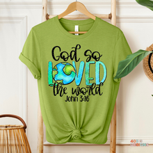 Load image into Gallery viewer, God So Loved The World DTF Transfer
