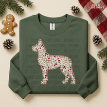 Load image into Gallery viewer, Plaid Floral Dog DTF Transfer

