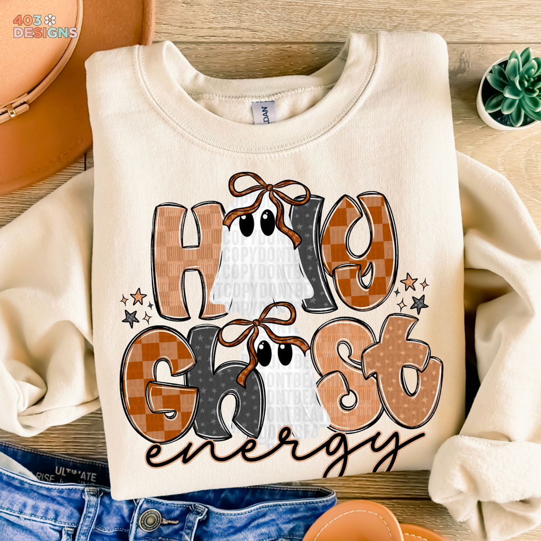 Holy Ghost Energy DTF Transfer