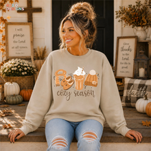 Load image into Gallery viewer, Cozy Season Cream DTF Transfer
