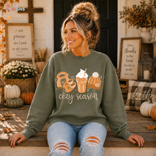 Load image into Gallery viewer, Cozy Season Cream DTF Transfer
