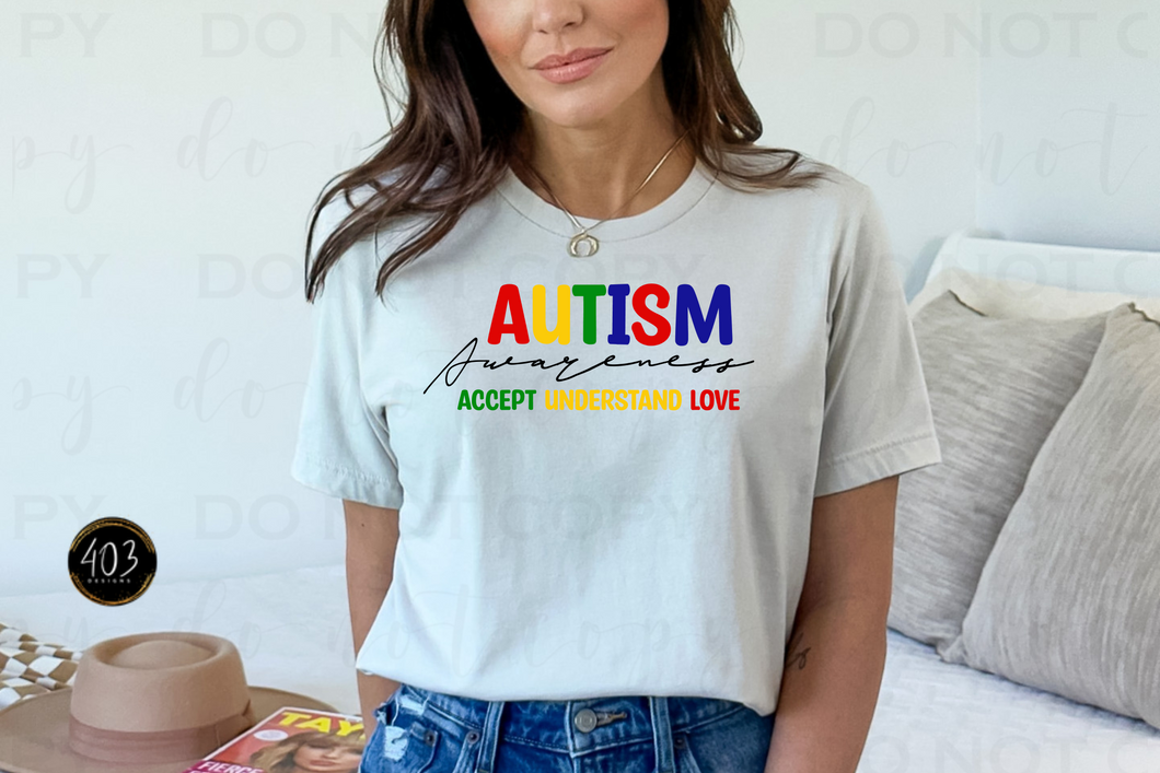 Autism Awareness DTF Transfer