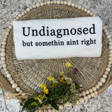 Load image into Gallery viewer, Undiagnosed But Somethin&#39; Ain&#39;t Right Embroidered Comfort Colors T-Shirt
