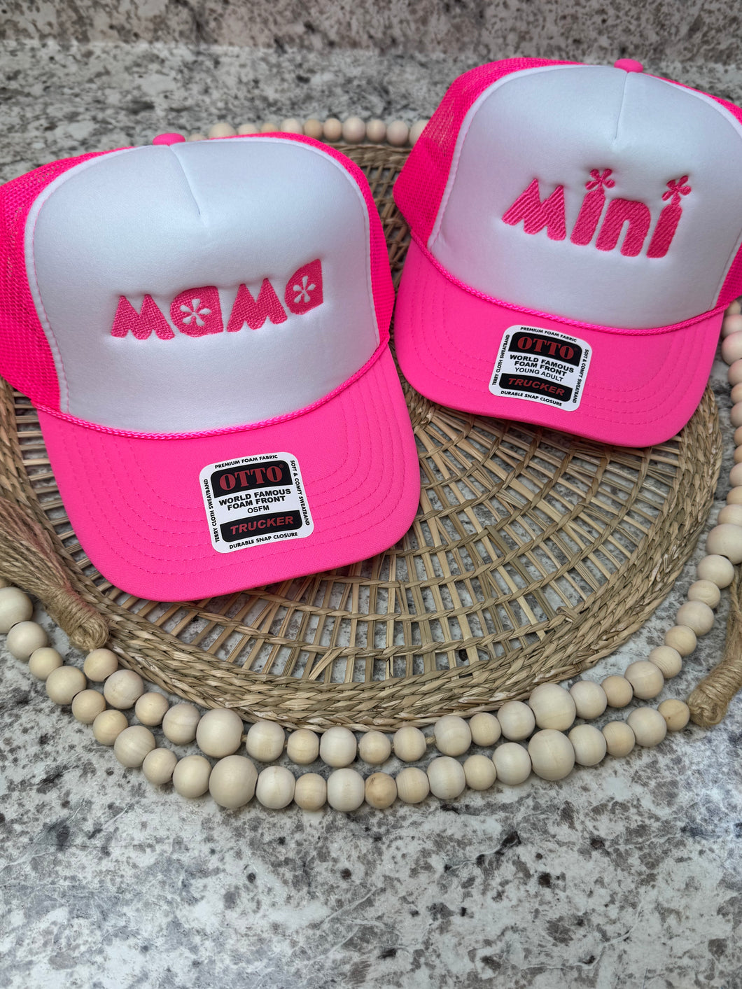 Mama/Mini Embroidered Trucker Hat