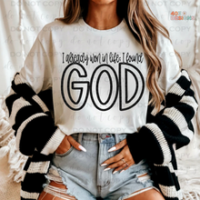 Load image into Gallery viewer, I Already Won In Life DTF Transfer
