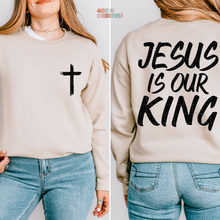 Load image into Gallery viewer, Jesus Is Our King DTF Transfer Set
