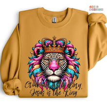 Load image into Gallery viewer, Jesus Is The King DTF Transfer
