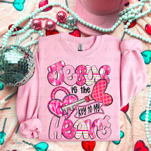 Load image into Gallery viewer, Jesus Key To Heart DTF Transfer
