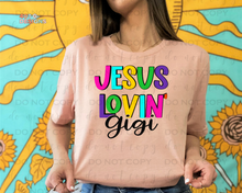 Load image into Gallery viewer, Jesus Lovin&#39; Name/Title Personalized DTF Transfer
