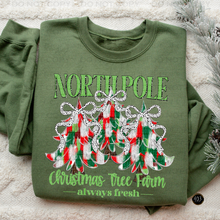 Load image into Gallery viewer, North Pole Trees Traditional DTF Transfer
