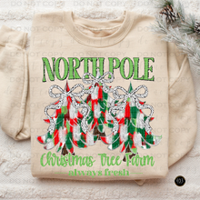 Load image into Gallery viewer, North Pole Trees Traditional DTF Transfer

