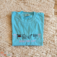 Load image into Gallery viewer, Realtor Life- Comfort Colors Embroidered T-Shirt
