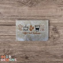 Load image into Gallery viewer, Coffee and Kindness Embroidered Sweatshirt
