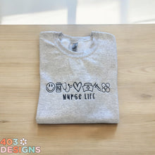Load image into Gallery viewer, Nurse Life Embroidered Sweatshirt
