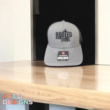 Load image into Gallery viewer, Rooted In Christ Embroidered Richardson 112 Trucker Hat

