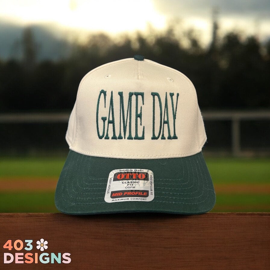 Game Day Embroidered Trucker Hat