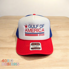 Load image into Gallery viewer, Gulf of America Embroidered Trucker Hat
