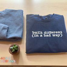 Load image into Gallery viewer, Simple sayings- embroidered sweatshirts
