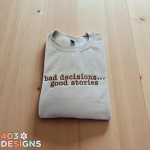 Load image into Gallery viewer, Simple sayings- embroidered sweatshirts
