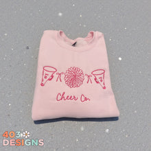 Load image into Gallery viewer, Cheer Co- embroidered sweatshirt
