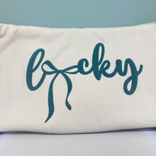 Load image into Gallery viewer, Lucky Bow Puff Vinyl Transfer

