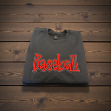 Load image into Gallery viewer, Baseball Puff- Embroidered Sweatshirt
