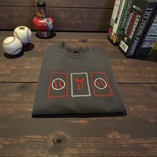 Load image into Gallery viewer, Baseball Stamps- Embroidered Sweatshirt
