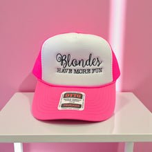 Load image into Gallery viewer, Blondes Have More Fun- Embroidered Hat
