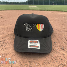 Load image into Gallery viewer, Mama of Both (baseball &amp; softball) Embroidered Hat
