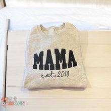 Load image into Gallery viewer, Glitter est embroidered sweatshirt
