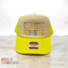 Load image into Gallery viewer, Chasing sunshine- multi colored embroidered hat
