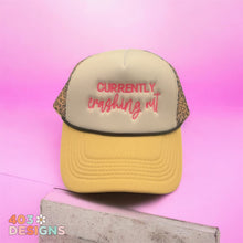 Load image into Gallery viewer, Currently Crashing Out- Embroidered Hat
