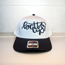 Load image into Gallery viewer, Batter Up Embroidered Puff Trucker Hat
