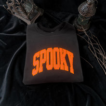 Load image into Gallery viewer, Arhed Spooky Gildan Applique Embroidered Sweatshirt
