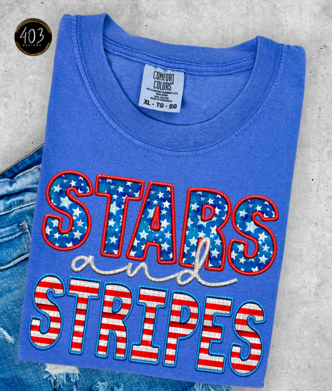Stars & Stripes DTF Transfer