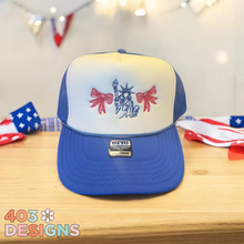 Load image into Gallery viewer, Stars &amp; Stripe Foam Trucker Hat - Choose Your Design
