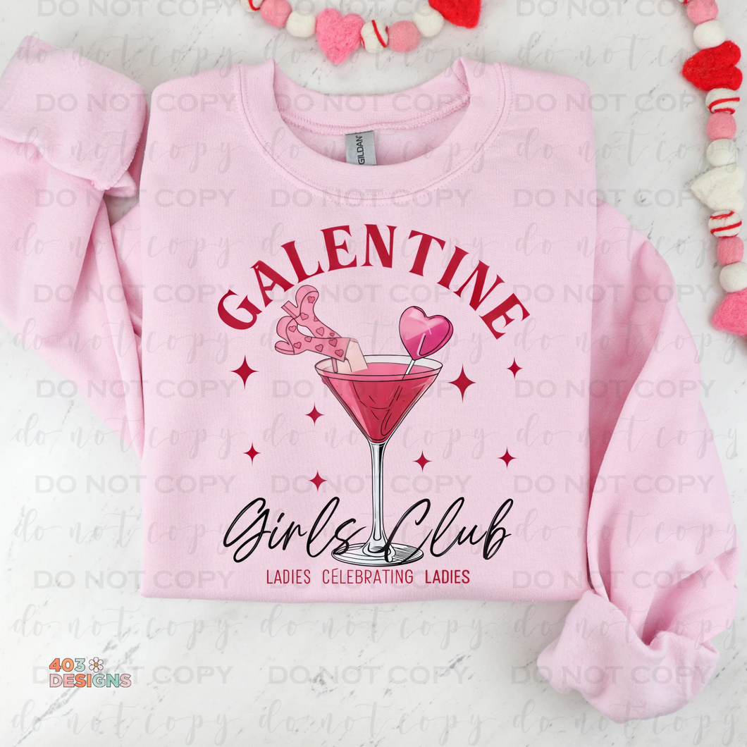 Galentine Girls Club Sweatshirt