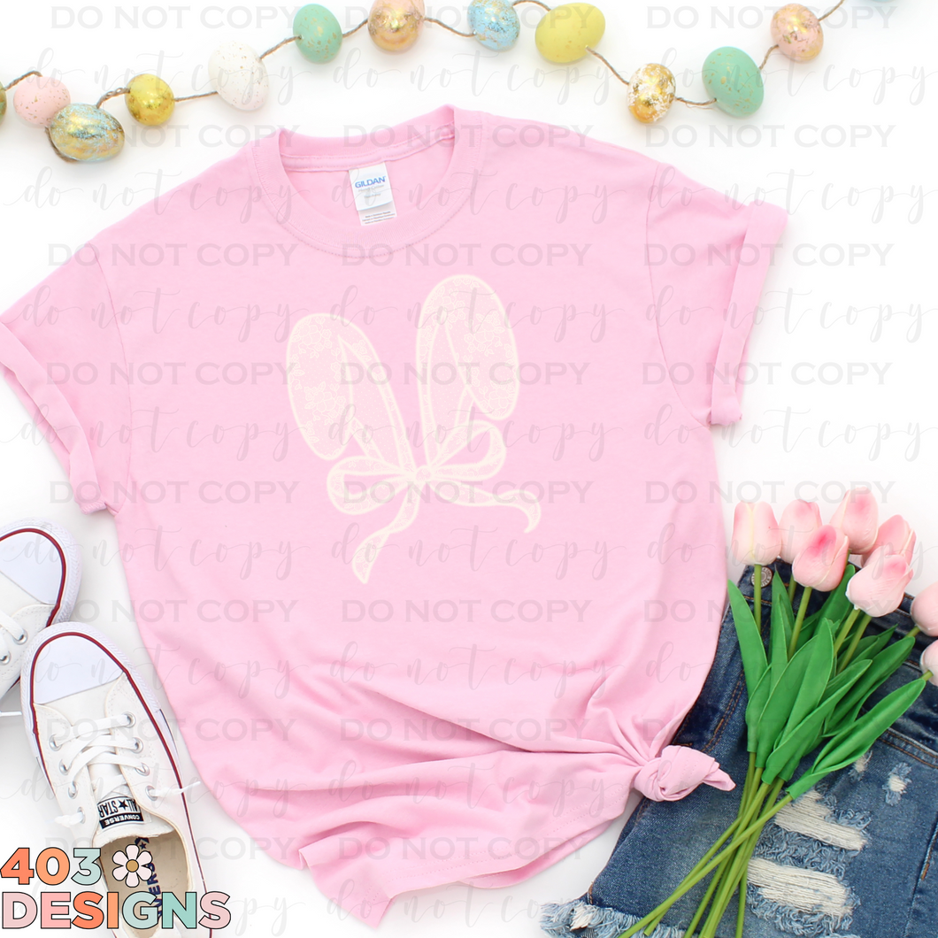 Lace Bunny Ears T-Shirt