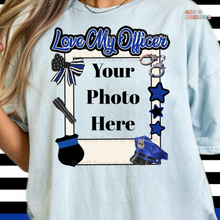 Load image into Gallery viewer, Love My Officer Polaroid Personalized DTF Transfer

