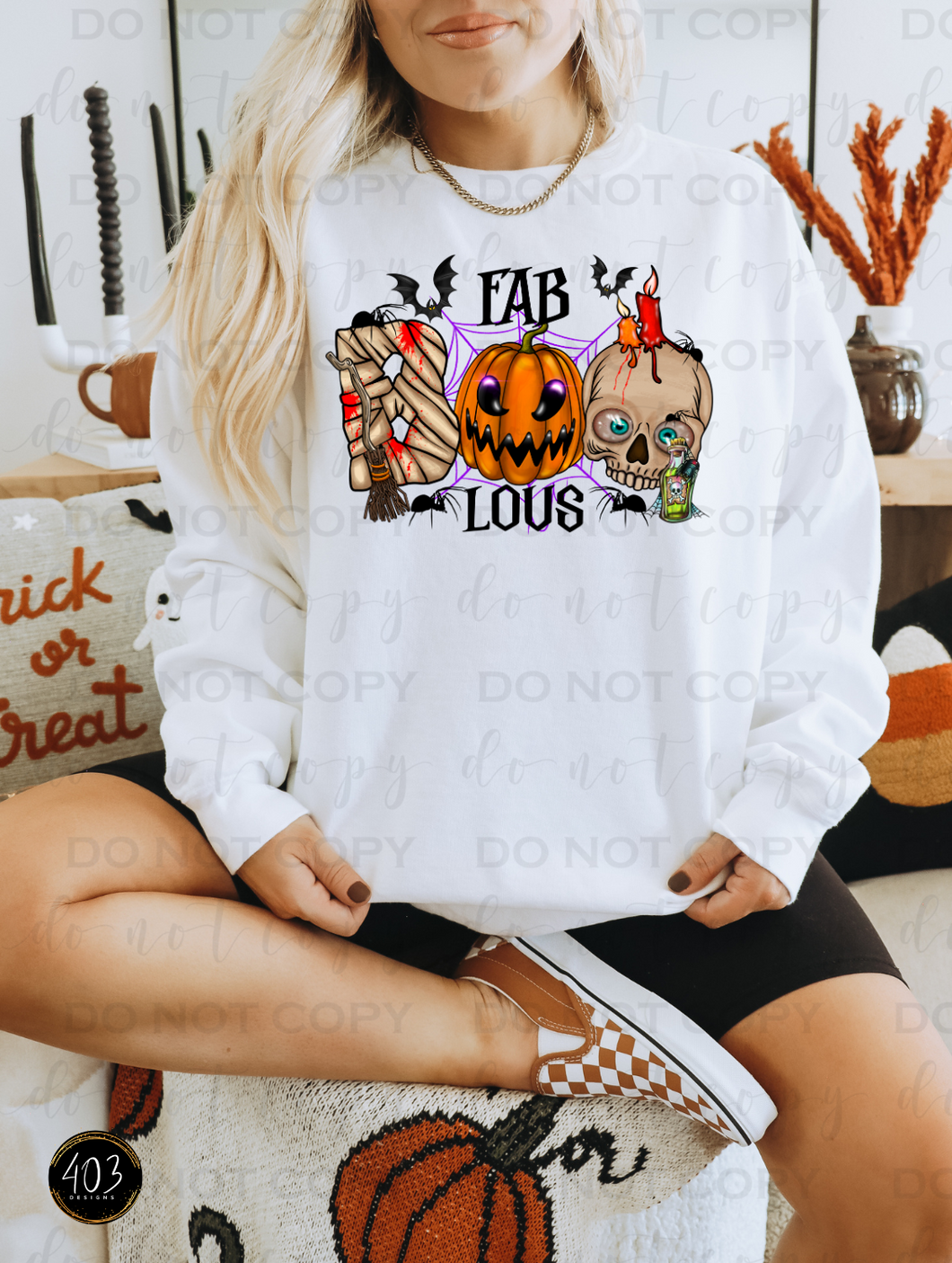 Fab Boo Lous DTF Transfer