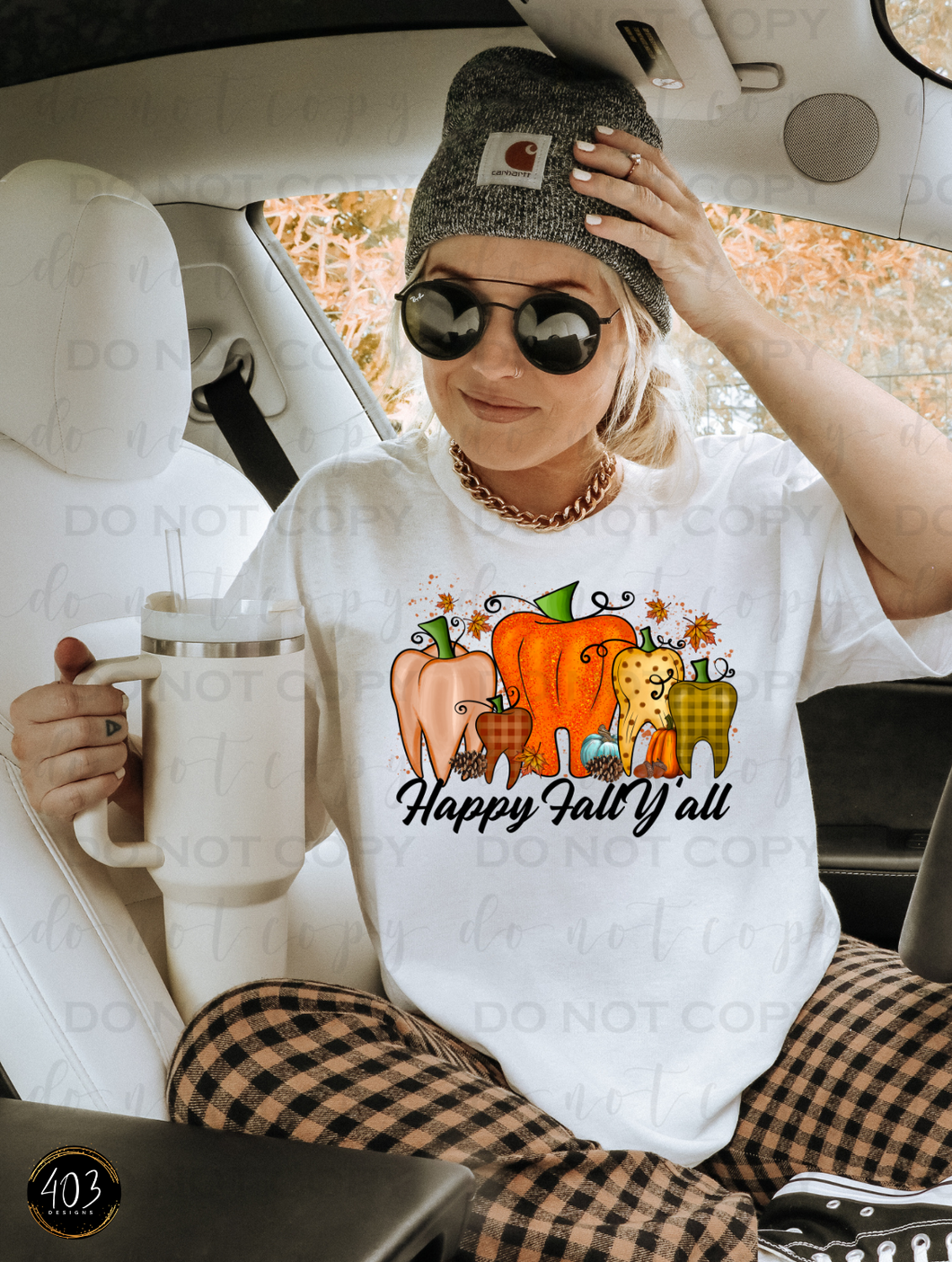 Dental Happy Fall Y'all DTF Transfer